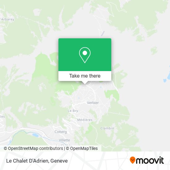 Le Chalet D'Adrien map