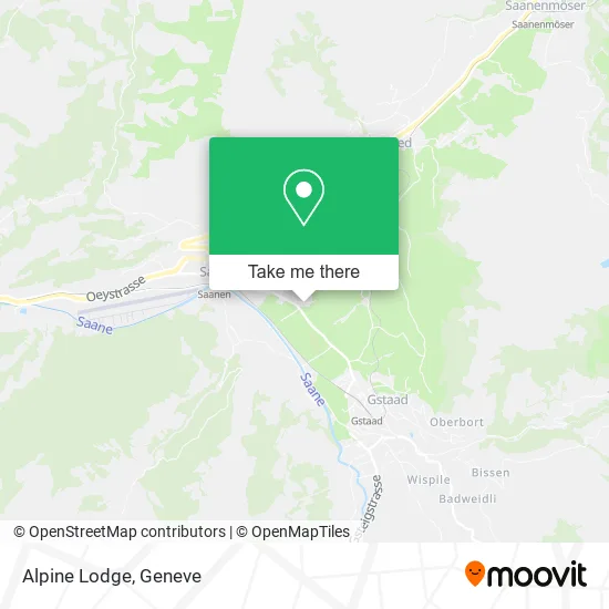 Alpine Lodge map