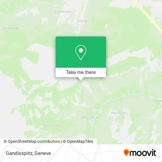 Gandisspitz map