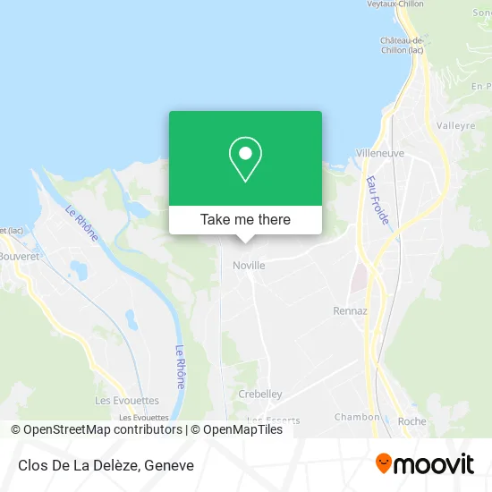 Clos De La Delèze map