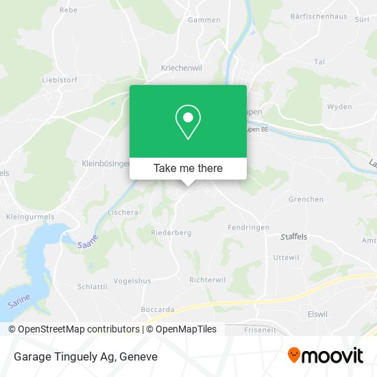 Garage Tinguely Ag map