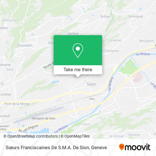 Sœurs Franciscaines De S.M.A. De Sion map