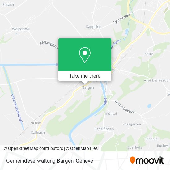 Gemeindeverwaltung Bargen map