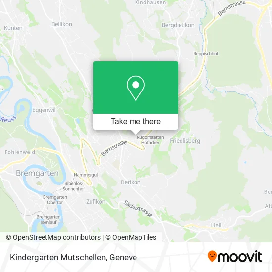 Kindergarten Mutschellen map