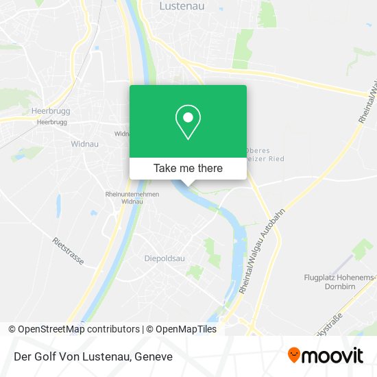 Der Golf Von Lustenau map