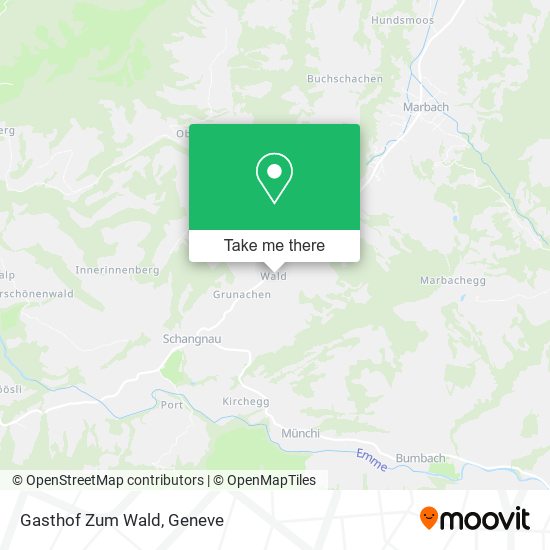 Gasthof Zum Wald map