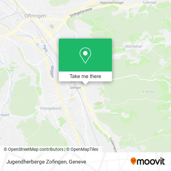 Jugendherberge Zofingen map