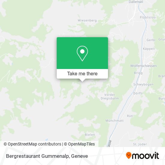 Bergrestaurant Gummenalp map