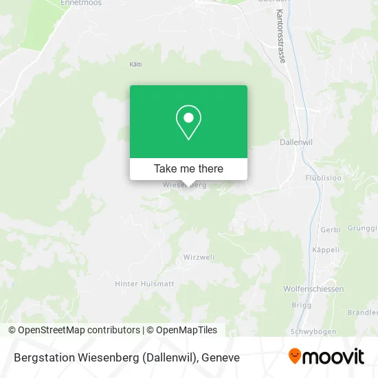 Bergstation Wiesenberg (Dallenwil) map