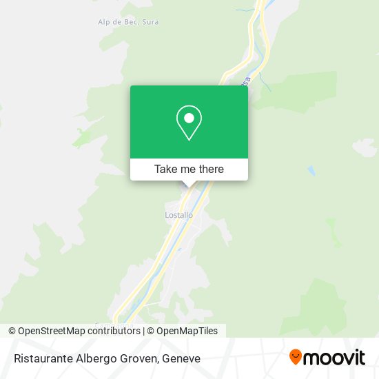Ristaurante Albergo Groven map