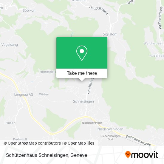 Schützenhaus Schneisingen map