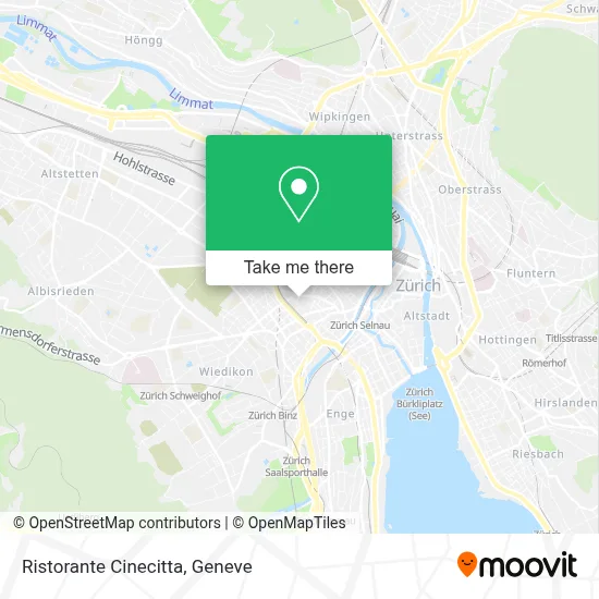 Ristorante Cinecitta map