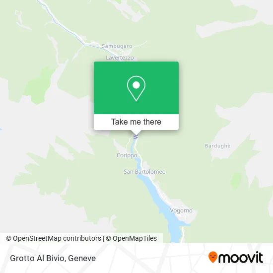 Grotto Al Bivio map
