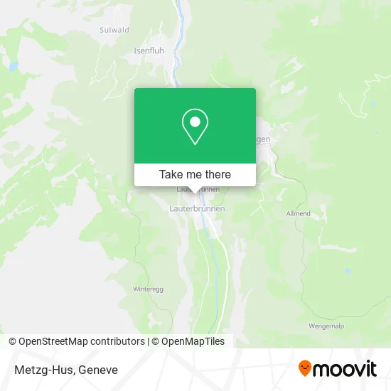 Metzg-Hus map