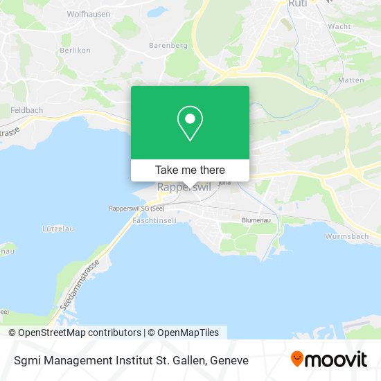 Sgmi Management Institut St. Gallen map