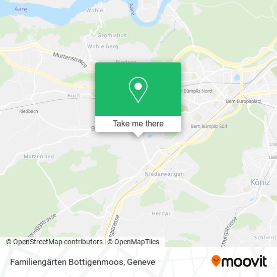 Familiengärten Bottigenmoos map