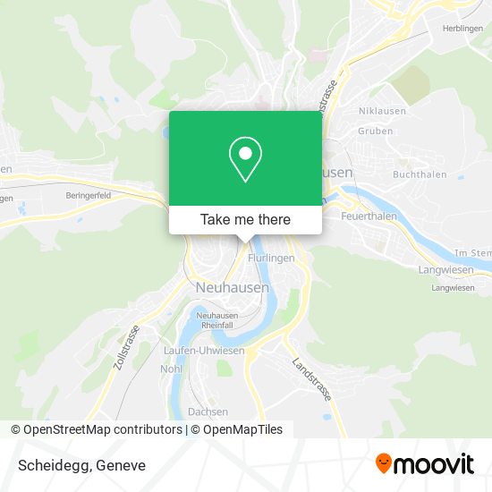 Scheidegg map