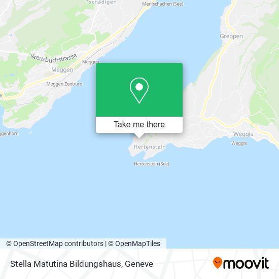 Stella Matutina Bildungshaus map