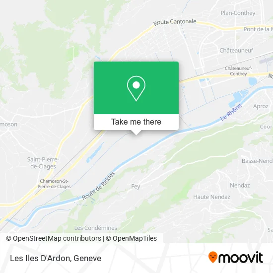 Les Iles D'Ardon map