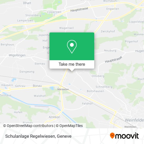 Schulanlage Regelwiesen map