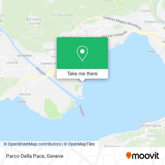 Parco Della Pace map