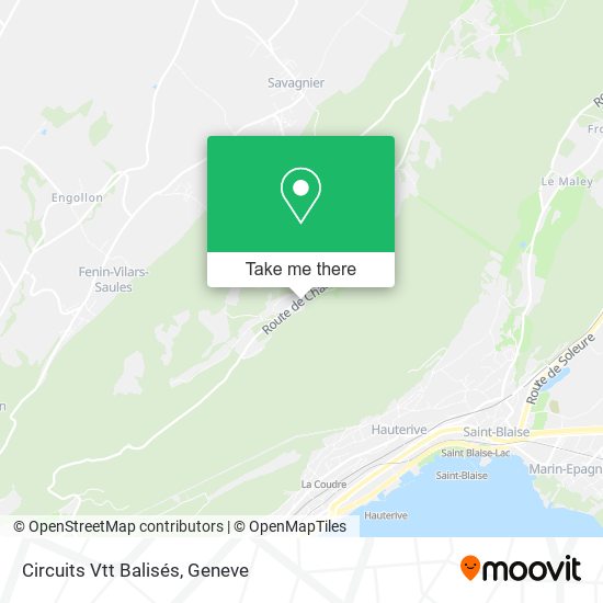 Circuits Vtt Balisés map