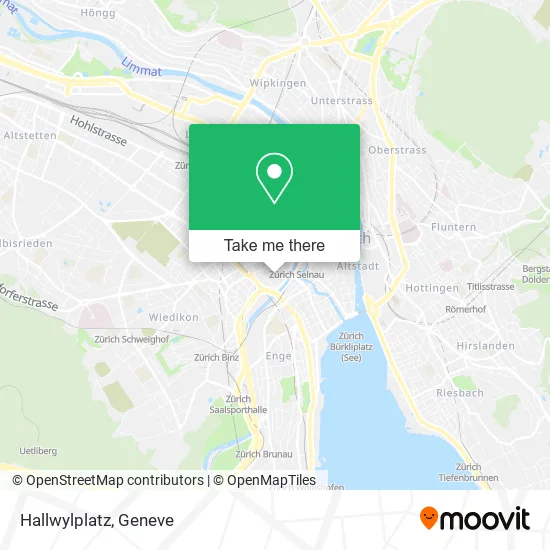 Hallwylplatz map