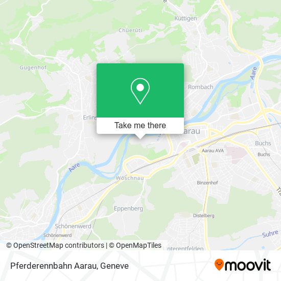 Pferderennbahn Aarau map