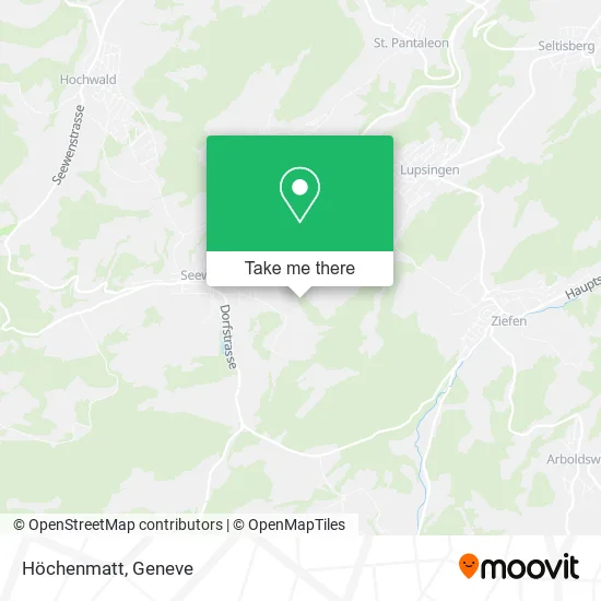 Höchenmatt map
