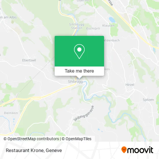 Restaurant Krone map