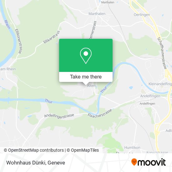 Wohnhaus Dünki map