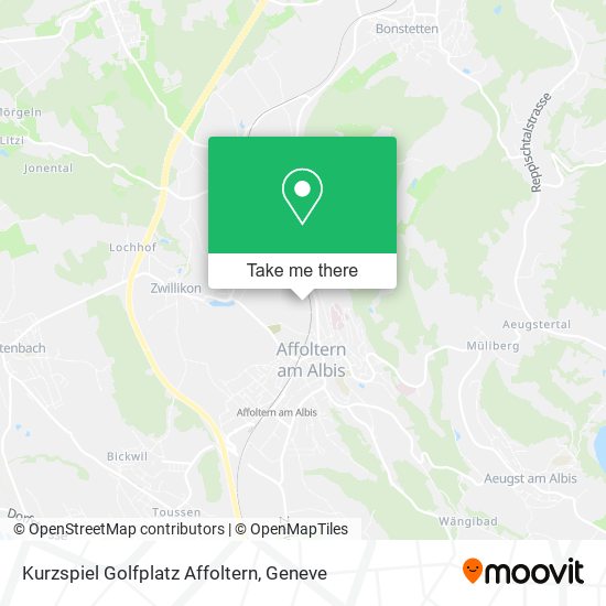 Kurzspiel Golfplatz Affoltern map