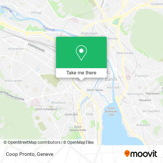 Coop Pronto map