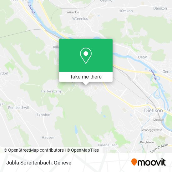 Jubla Spreitenbach map