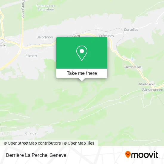 Derrière La Perche map