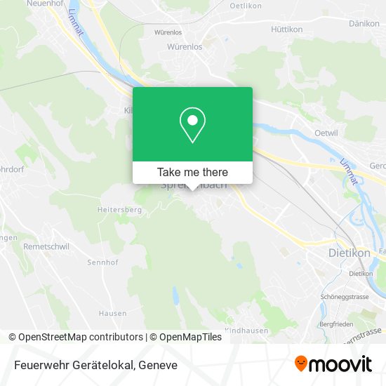 Feuerwehr Gerätelokal map