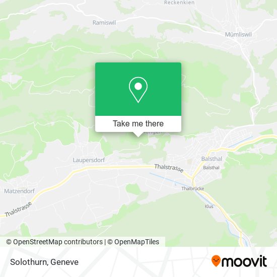 Solothurn map