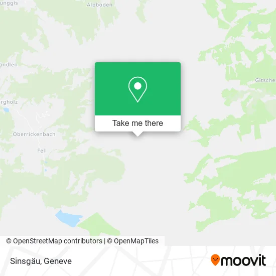 Sinsgäu map