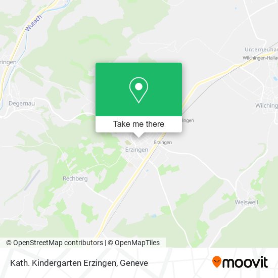 Kath. Kindergarten Erzingen map