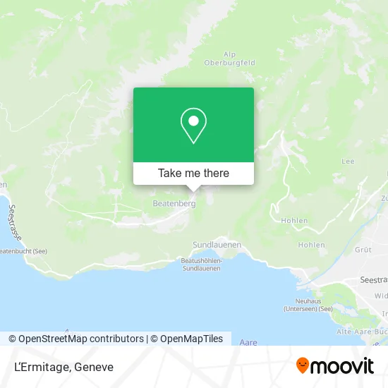 L‘Ermitage map