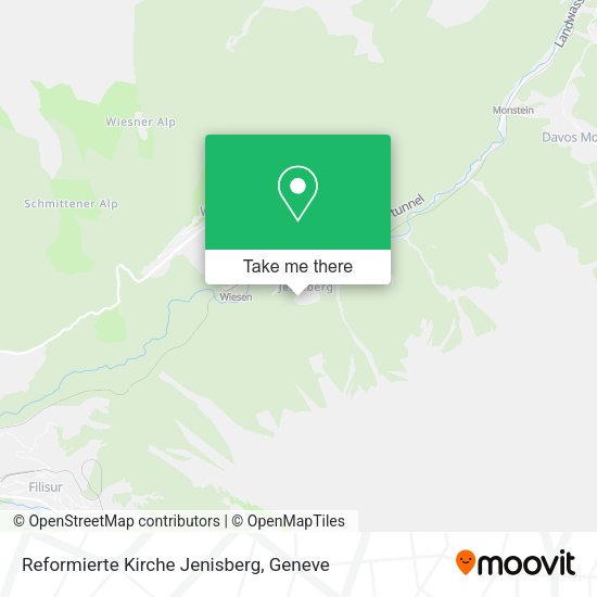 Reformierte Kirche Jenisberg map