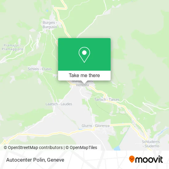 Autocenter Polin map