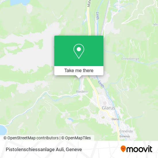 Pistolenschiessanlage Auli map