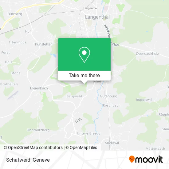 Schafweid map