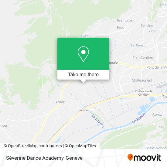 Séverine Dance Academy map