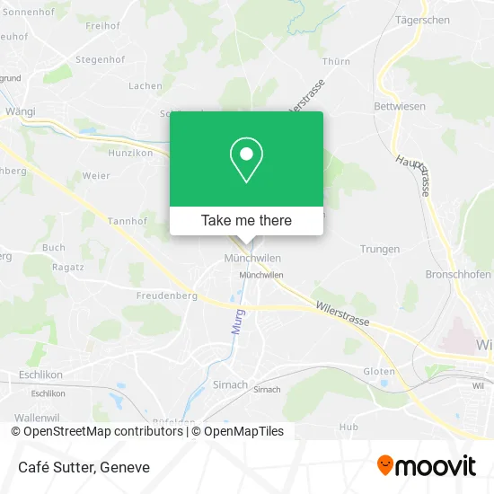 Café Sutter map