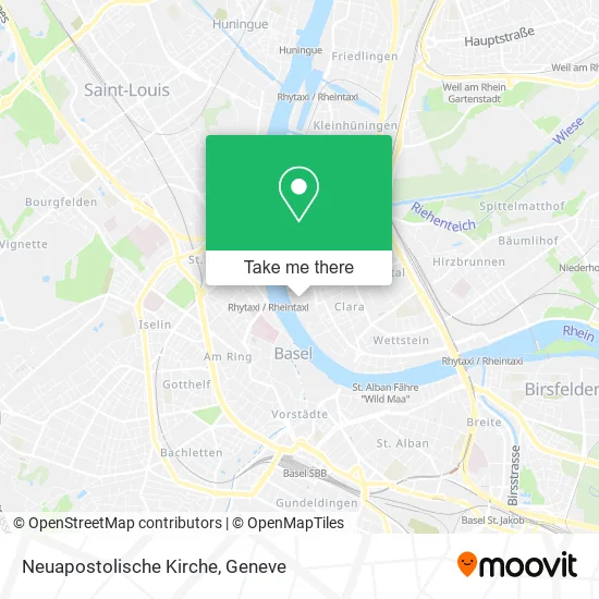 Neuapostolische Kirche map