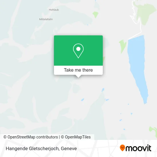 Hangende Gletscherjoch map