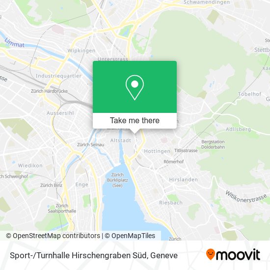 Sport- / Turnhalle Hirschengraben Süd map