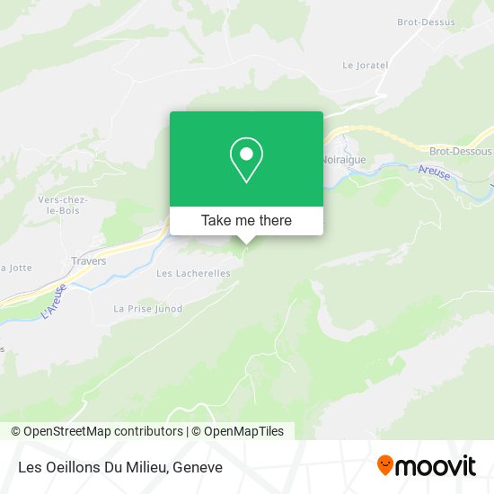 Les Oeillons Du Milieu map
